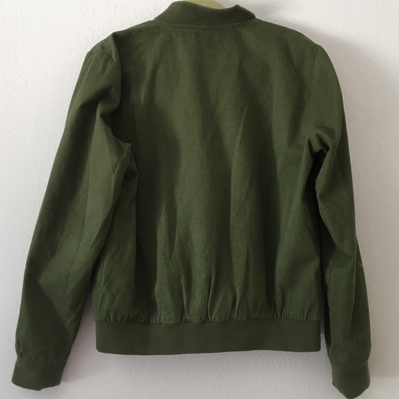 Olive bomber jacket - Picture 3 of 6